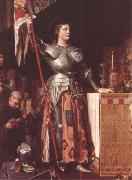 Joan of Arc at the Coronation of Charles VII in Reims Cathedral (mk09) Jean Auguste Dominique Ingres